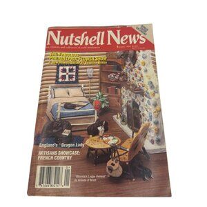 Nutshell News January 1994 Miniatures Craft Artisans Collectors Magazine
